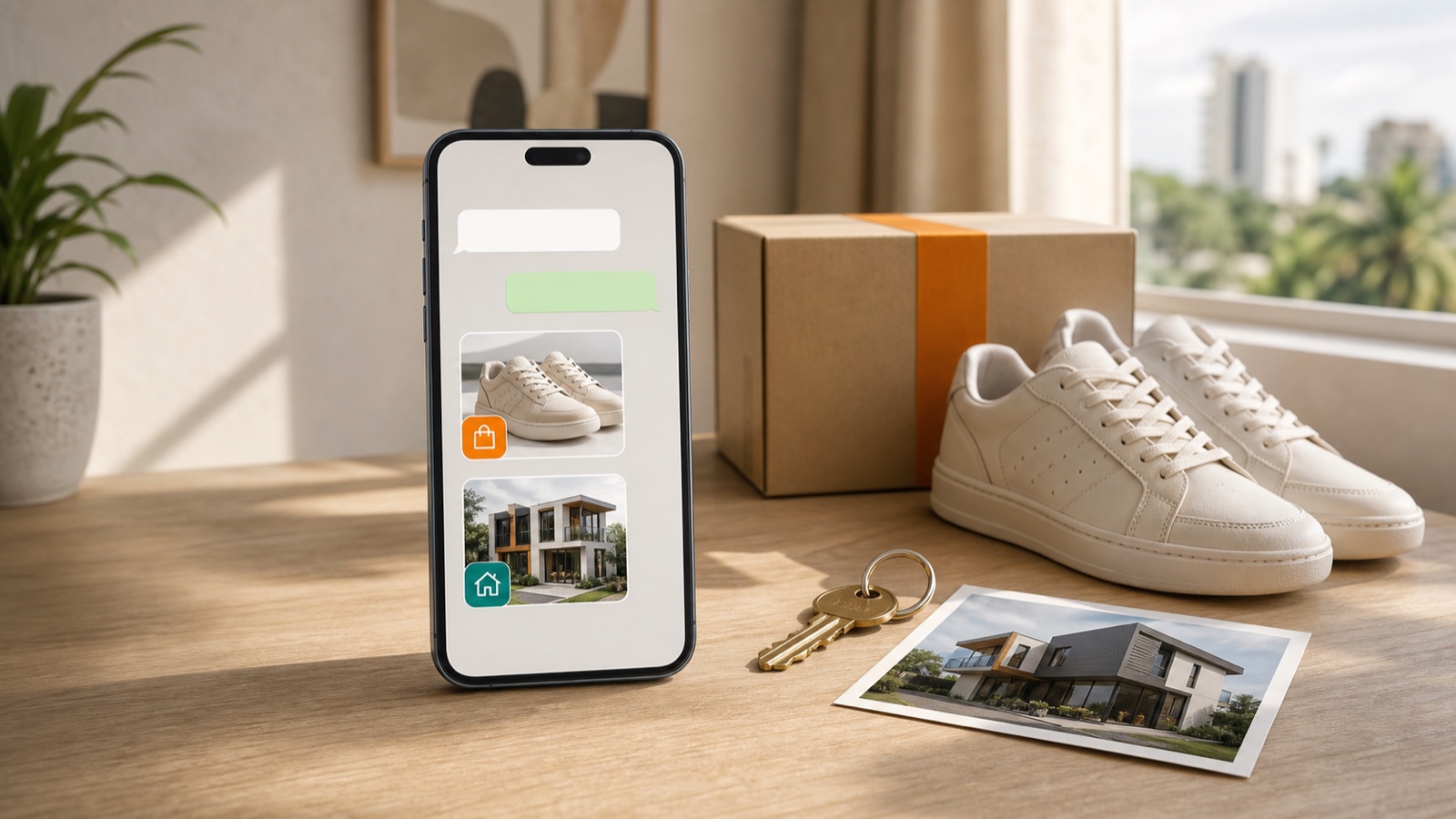 A message returns useful product and home options.